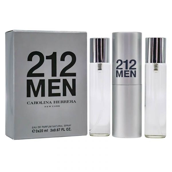 Carolina Herrera 212 Man, edt., 3*20 ml